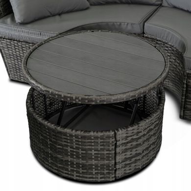 Комплект садових меблів MEBEL ELITE CALIFORNIA Чорний