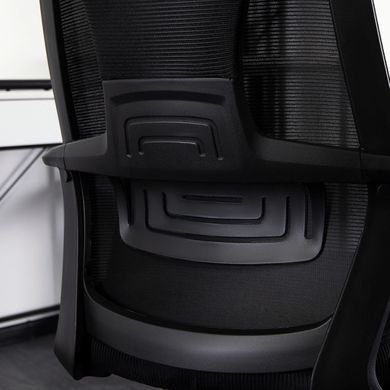 Стілець офісний поворотний MEBEL ELITE STARK Чорний фотографія