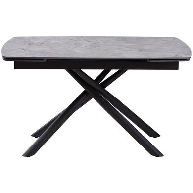 Стол раскладной PALERMO GREY STONE Concepto 140(200)x90 Керамика Глянец Серый фотография