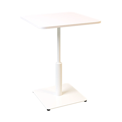 Стіл Ibiza Soft light Lovko 70x70 Білий метал/білий фотографія