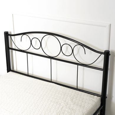Ліжко металеве GRIFFIN MEBEL ELITE GRIFFIN 90x200 Чорний фотографія