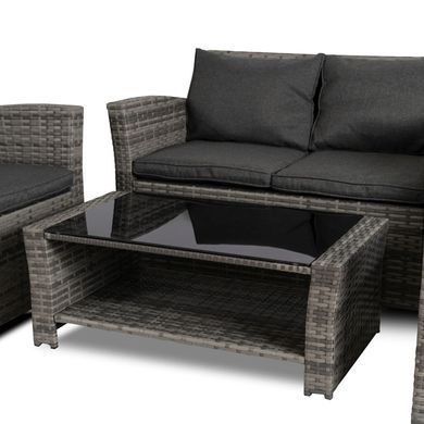 Комплект садових меблів MEBEL ELITE DOVER Сірий