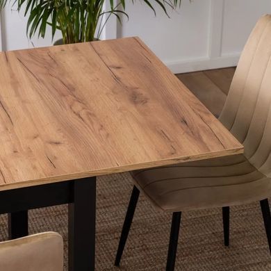 Стіл розкладний MEBEL ELITE MAX 80(160)х80 см Дуб крафт фотографія