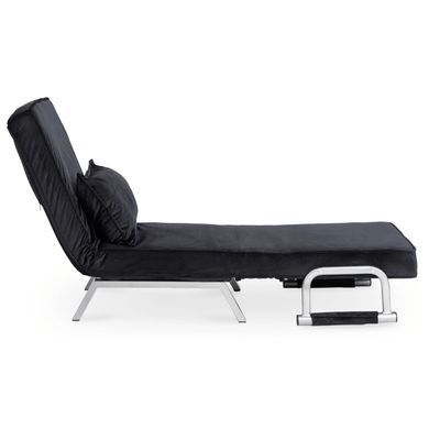 Кресло раскладное MEBEL ELITE BART Velvet&nbsp;Черный фотография