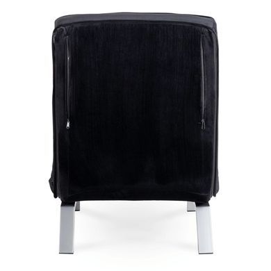 Кресло раскладное MEBEL ELITE BART Velvet&nbsp;Черный фотография