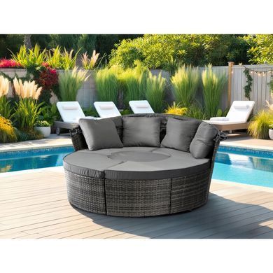 Комплект садових меблів MEBEL ELITE CALIFORNIA Чорний