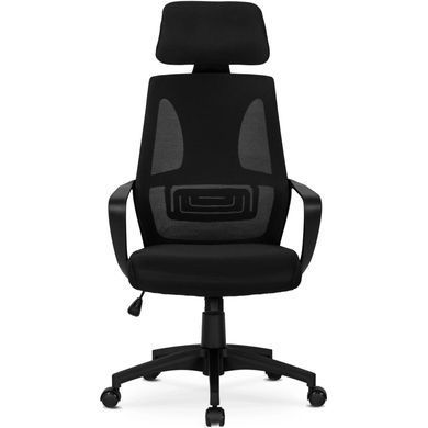 Стілець офісний поворотний MEBEL ELITE STARK Чорний фотографія