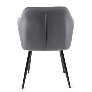 Стул бархатный MEBEL ELITE VIKI Velvet серый фотография