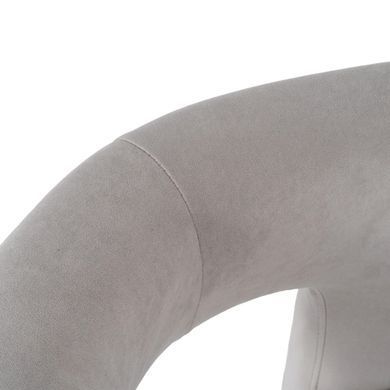 Крісло м'яке MEBEL ELITE LILLE Velvet Сірий фотографія