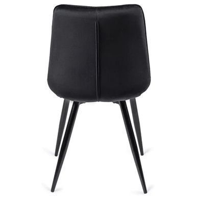 Стул бархатный MEBEL ELITE RIO Velvet, Черный фотография