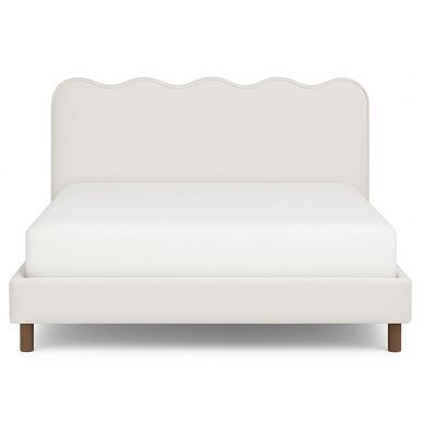 Ліжко двоспальне MEBEL ELITE IZMIR 160x200 см Кремовий фотографія