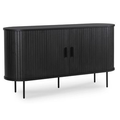 Комод MEBEL ELITE NATE Чорний фотографія
