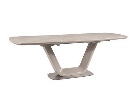 Cтол обеденный ARMANI Ceramic Signal 160(220)X90 Эффект Мрамора / Серый Мат фотография