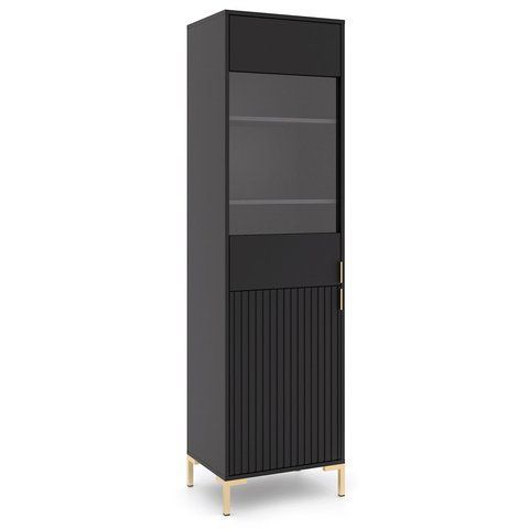 Вітрина TORELLO MEBEL ELITE 190 Чорний фотографія