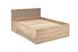 Кровать BORNEO Halmar 160х200 Дуб Артизан/Черный