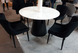Стіл розкладний TML-655 VETRO 120x120 Білий Мармур