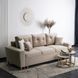 Диван 3-х місний оксамитовий MEBEL ELITE EMIL Velvet 230 см Бежевий