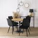 Стул бархатный MEBEL ELITE RIO Velvet, Черный