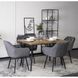 Стул бархатный MEBEL ELITE VIKI Velvet серый