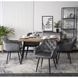 Стул бархатный MEBEL ELITE VIKI Velvet серый