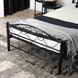Ліжко металеве GRIFFIN MEBEL ELITE GRIFFIN 90x200 Чорний