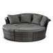 Комплект садових меблів MEBEL ELITE CALIFORNIA Чорний