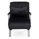 Кресло раскладное MEBEL ELITE BART Velvet&nbsp;Черный