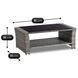 Комплект садових меблів MEBEL ELITE DOVER Сірий