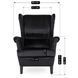 Кресло мягкое бархатное MEBEL ELITE KLARIS 2 Velvet Черный