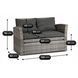 Комплект садових меблів MEBEL ELITE DOVER Сірий