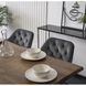 Стул бархатный MEBEL ELITE VIKI Velvet серый