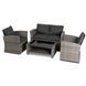 Комплект садових меблів MEBEL ELITE DOVER Сірий