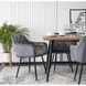 Стул бархатный MEBEL ELITE VIKI Velvet серый