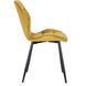 Стул бархатный MEBEL ELITE LUCKY Velvet, Желтый / Черный