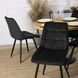 Стул бархатный MEBEL ELITE RIO Velvet, Черный