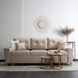 Диван 3-х місний оксамитовий MEBEL ELITE EMIL Velvet 230 см Бежевий