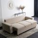 Диван 3-х місний оксамитовий MEBEL ELITE EMIL Velvet 230 см Бежевий