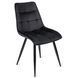 Стул бархатный MEBEL ELITE RIO Velvet, Черный