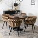 Стілець оксамитовий MEBEL ELITE ELENA Velvet Беж
