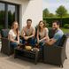 Комплект садових меблів MEBEL ELITE DOVER Сірий