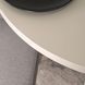 Стол раскладной круглый MEBEL ELITE LUGO 90(190)х90 см Кашемир/белый