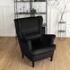Кресло мягкое бархатное MEBEL ELITE KLARIS 2 Velvet Черный