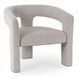 Крісло м'яке MEBEL ELITE LILLE Velvet Сірий