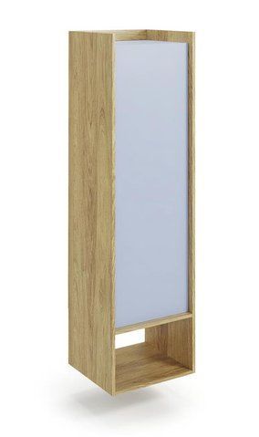 Витрина MOBIUS REGAL 1D Halmar Натуральный Гикори/Голубой Горизонт фотография