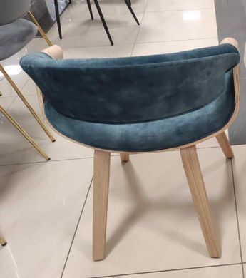 Стул DAKOTA Velvet Signal Морской фотография