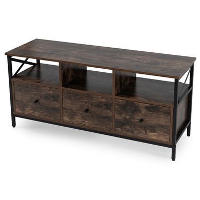 ТВ Тумба MEBEL ELITE ZONE 120 Дуб Рустик фотография