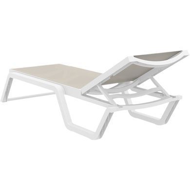 Шезлонг Siesta Onto Rio White Taupe