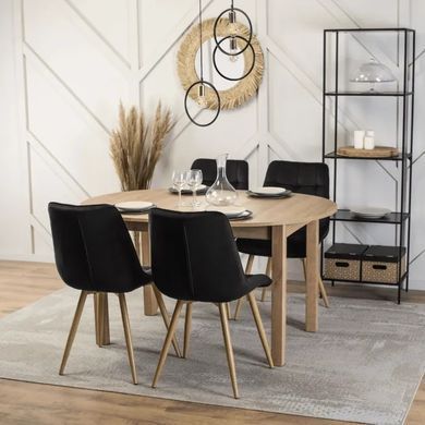 Стол кухонный раскладной MEBEL ELITE HARRY 102(142)х102 см Дуб ривьера фотография