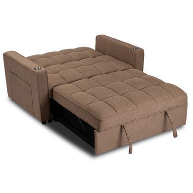 Кресло раскладное MEBEL ELITE ASTER Коричневый фотография