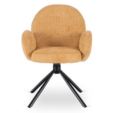 Стілець поворотний MEBEL ELITE MUSSO Гірчичний фотографія